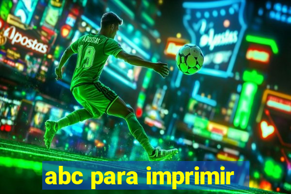 abc para imprimir